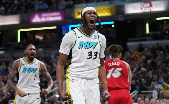 步行者完胜浙江队，莫兰特刷新纪录